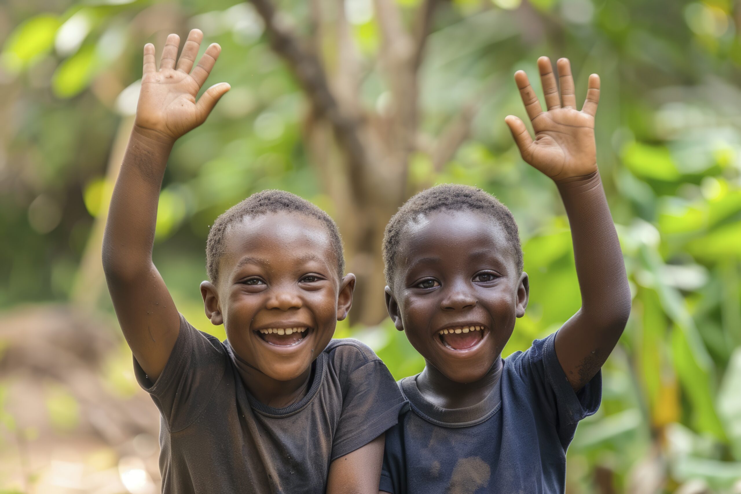 african children enjoying life