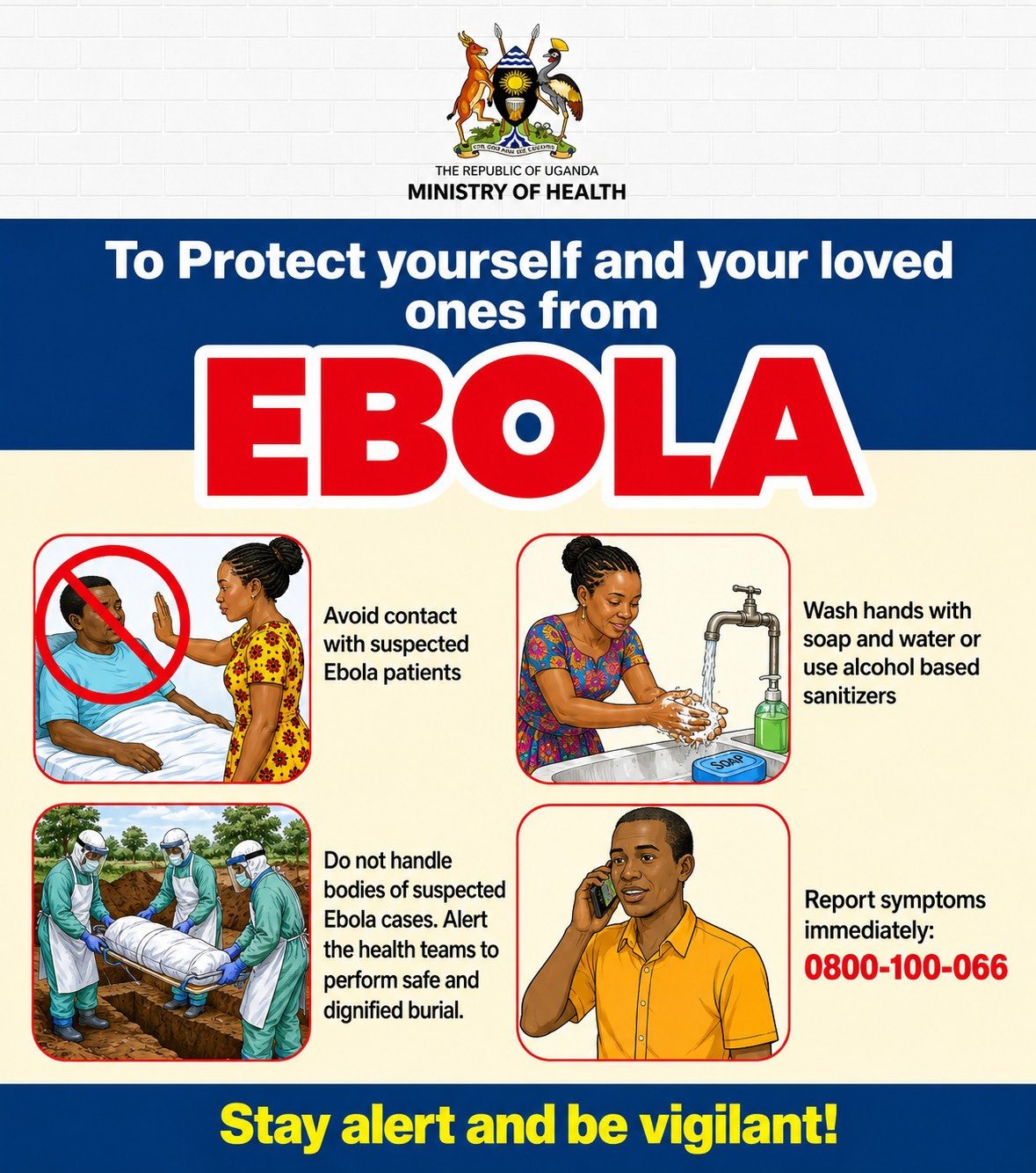 ministry of health how to protect yourself from ebola